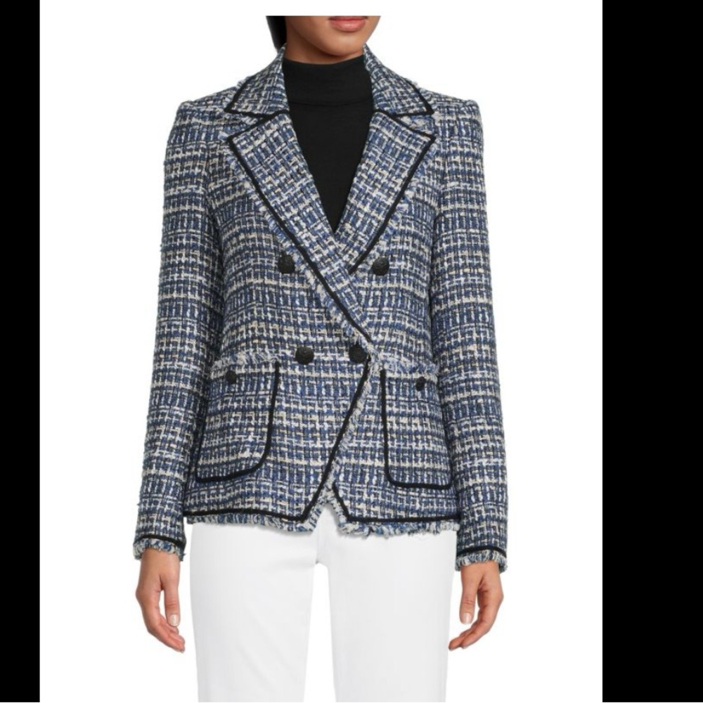 Veronica Beard Theron  Tweed Blazer 6